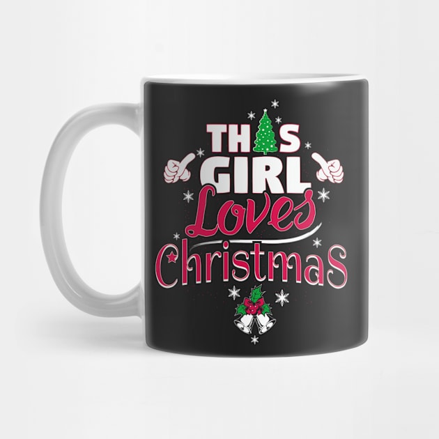 This Girl Loves Christmas Cool Snowflakes Tree Novelty by interDesign